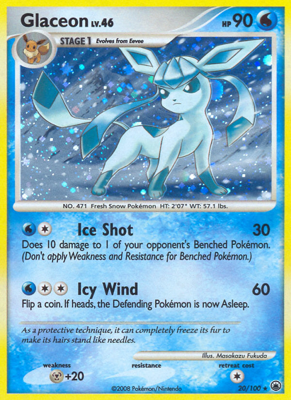 Majestic Dawn Holo Glaceon #20/100
